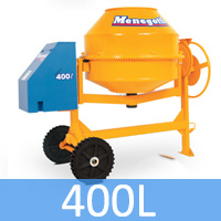 Betoneira 400 litros, para locação/aluguel